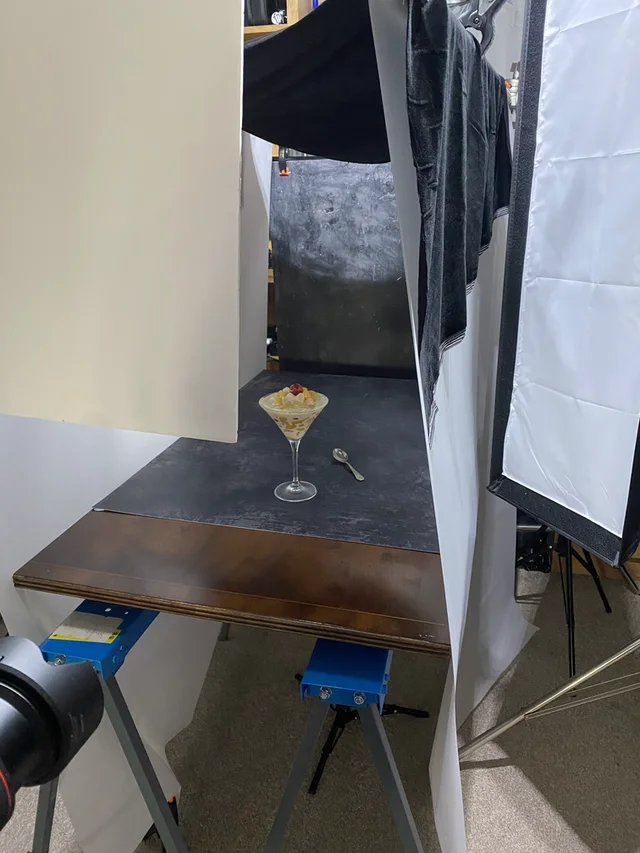 Retro Fruit Cocktail BTS