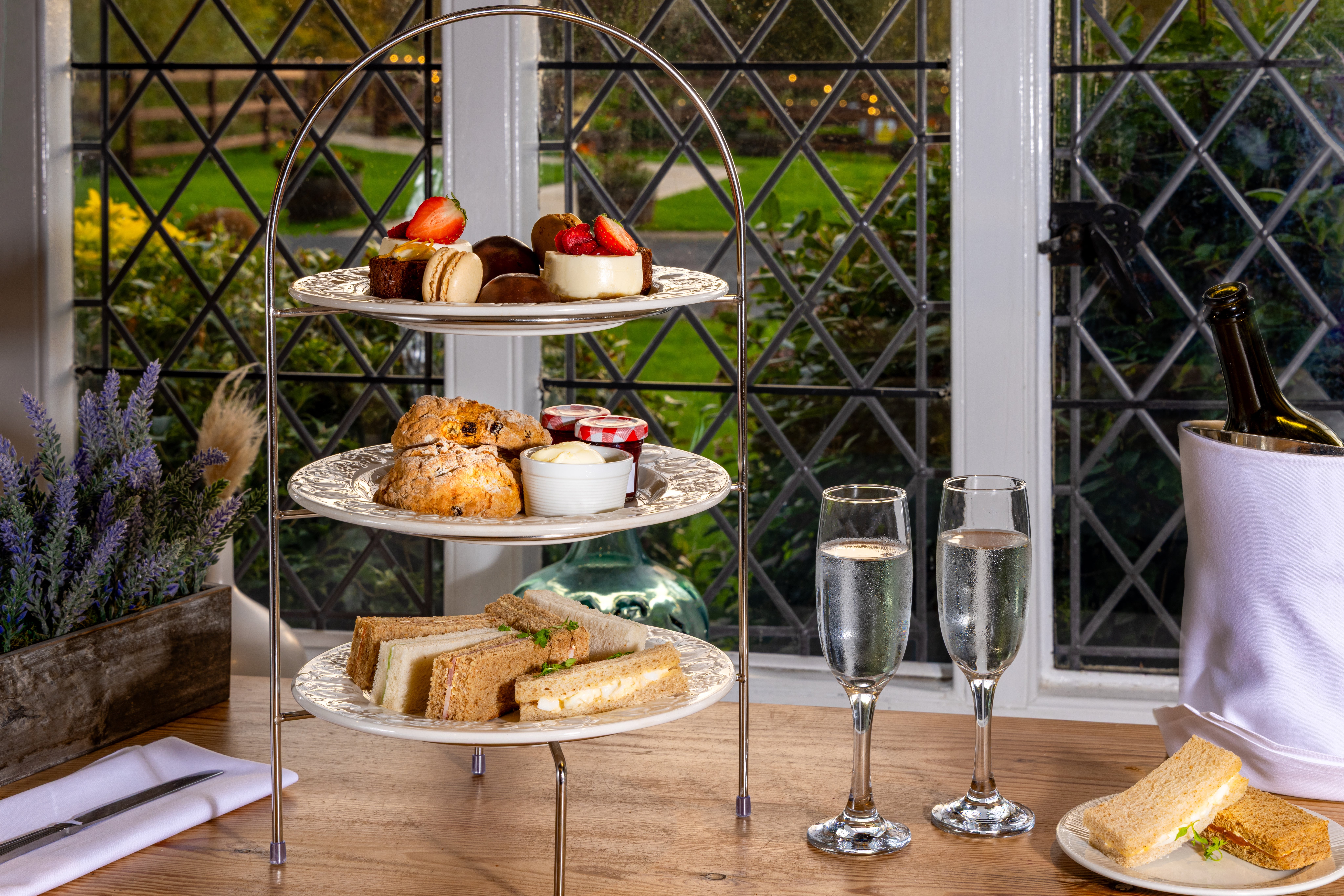 Priest House Hotel Afternoon Tea, photographed by JaxMore Food and Drink Photography.