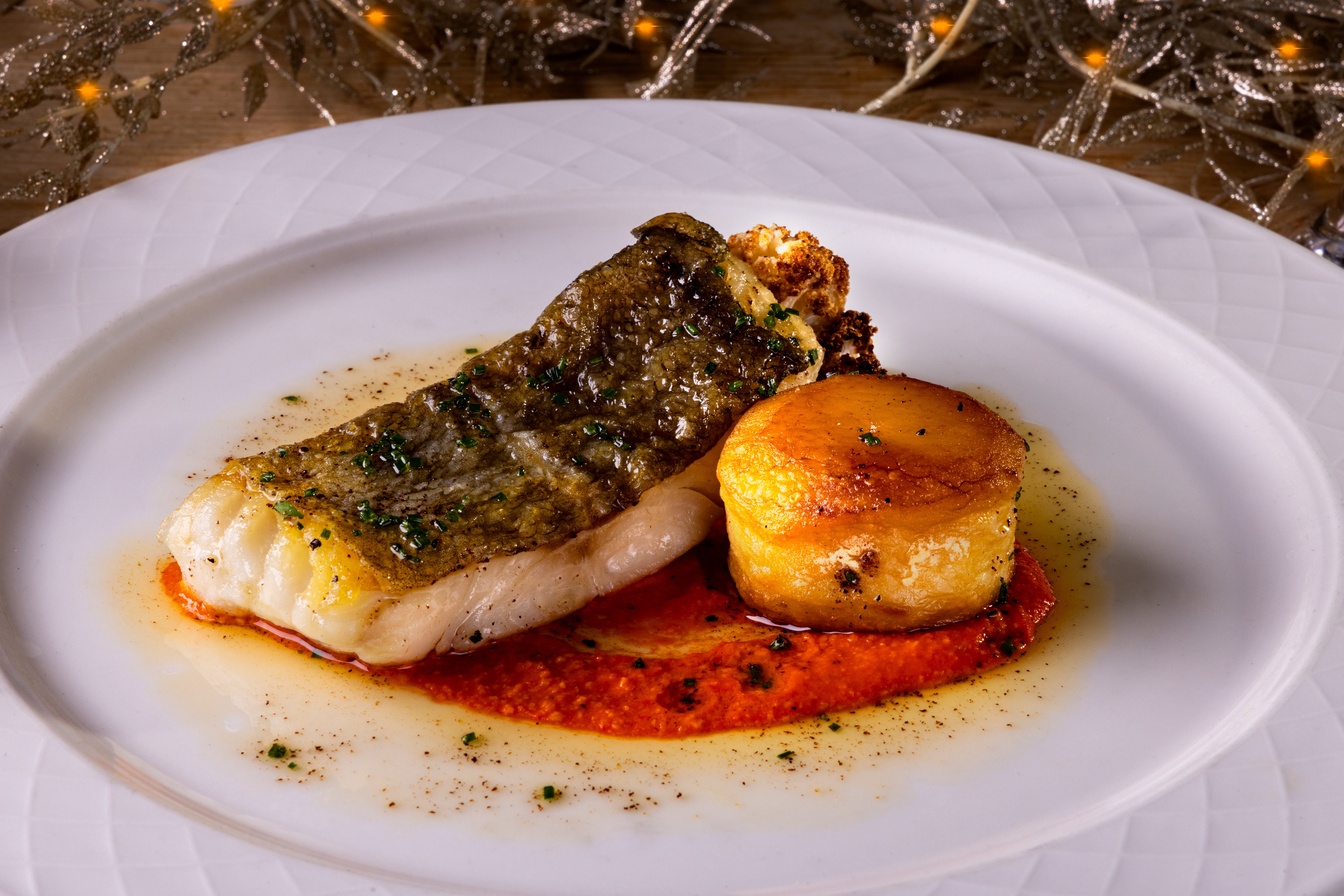 Priest House Hotel Christmas Menu Main, photographed by JaxMore Food and Drink Photography.