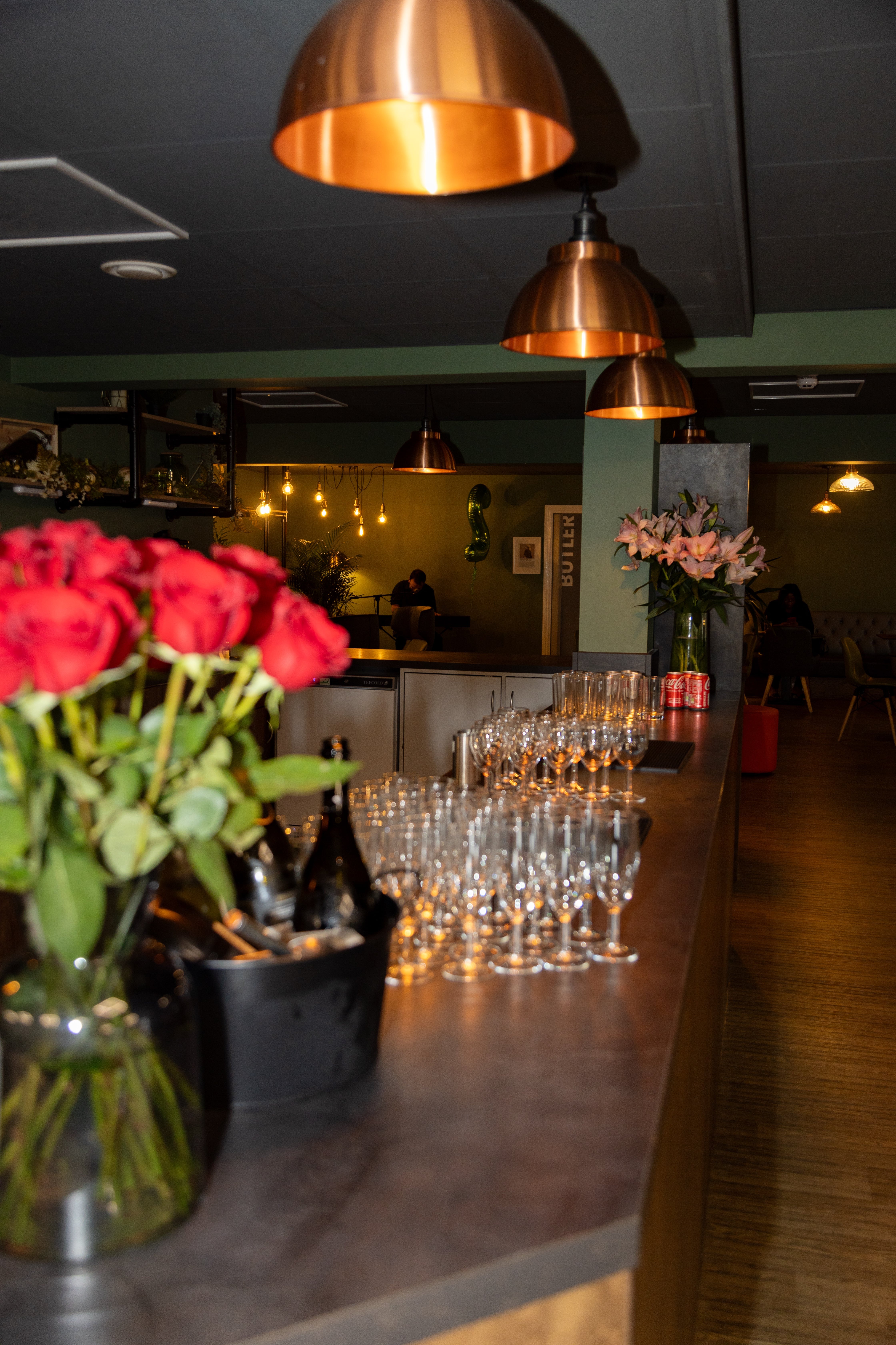 The bar at Reach, prior to their Birthday Party, photographed by JaxMore Creative Photography.