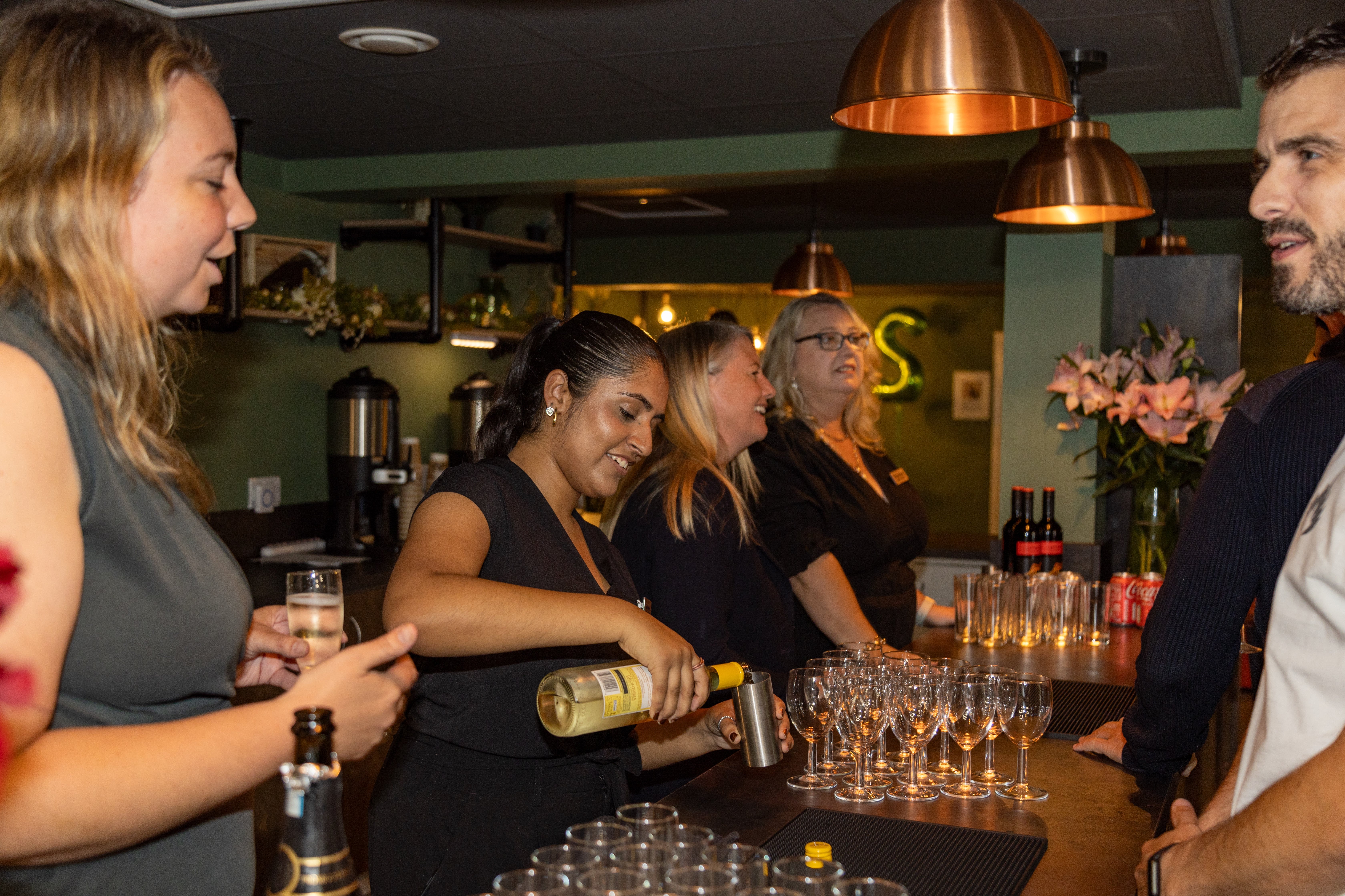 The reception at the Reach Birthday Party, Photographed by JaxMore Creative Photography.